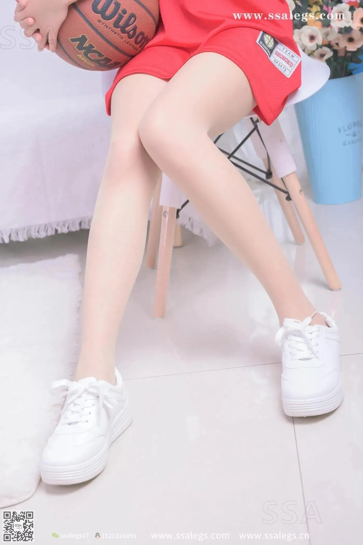 [SSA丝社]超清写真 NO.324 素素小姐姐放假在家陪你玩篮球(上) [80P]插图3